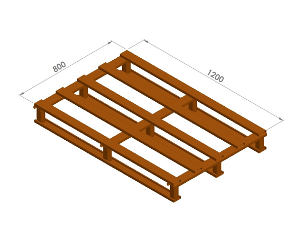 80x120 BOYALI İNCE METAL PALET